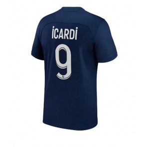 Paris Saint-Germain Mauro Icardi #9 Hemmatröja 2022-23 Korta ärmar
